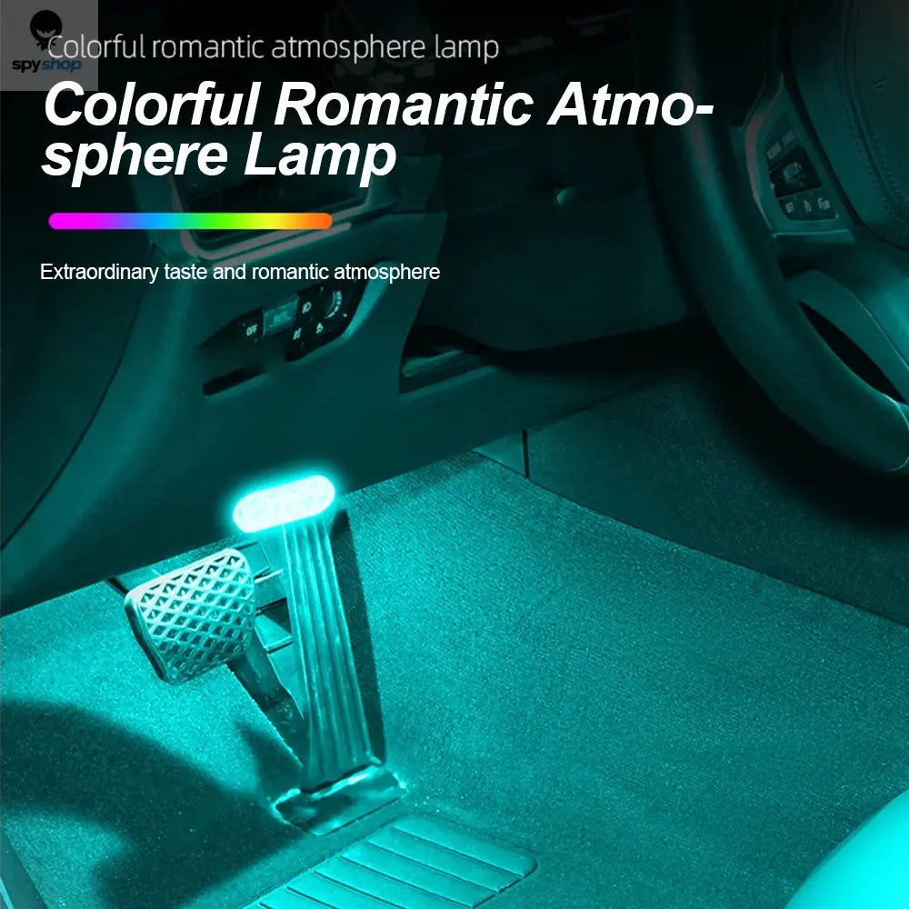 LED Car Mini Touch Light USB Charging Portable Auto Roof Ceiling Reading Night  Lamp Wireless Car Decoration Ambinet Light 
