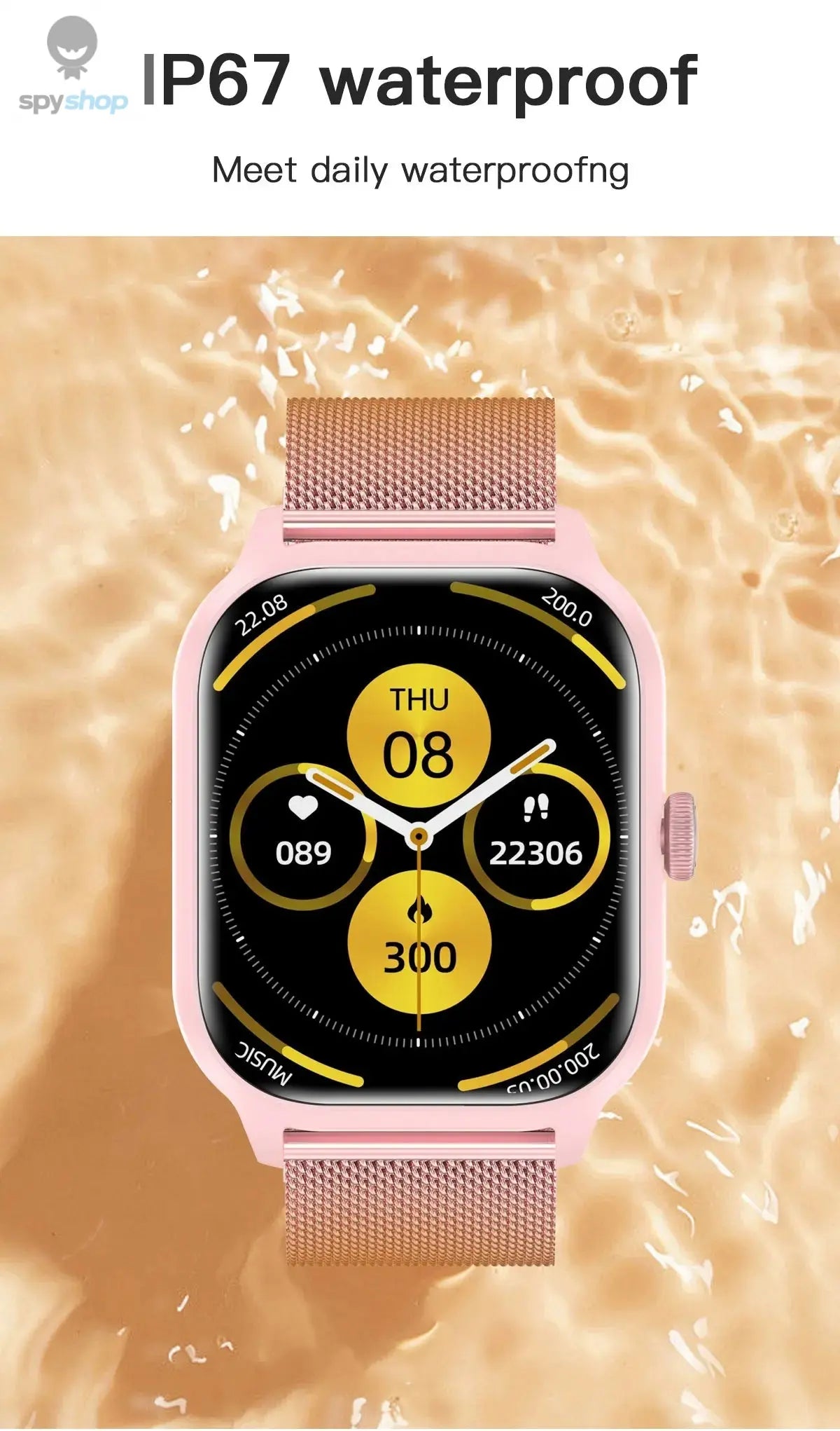 LEMFO LT10 Smart Watch 2024 Android Gift Bluetooth Call Smartwatch 2024 Touch Dial Music Fitness Tracker Sports Watches Spy-shop.com