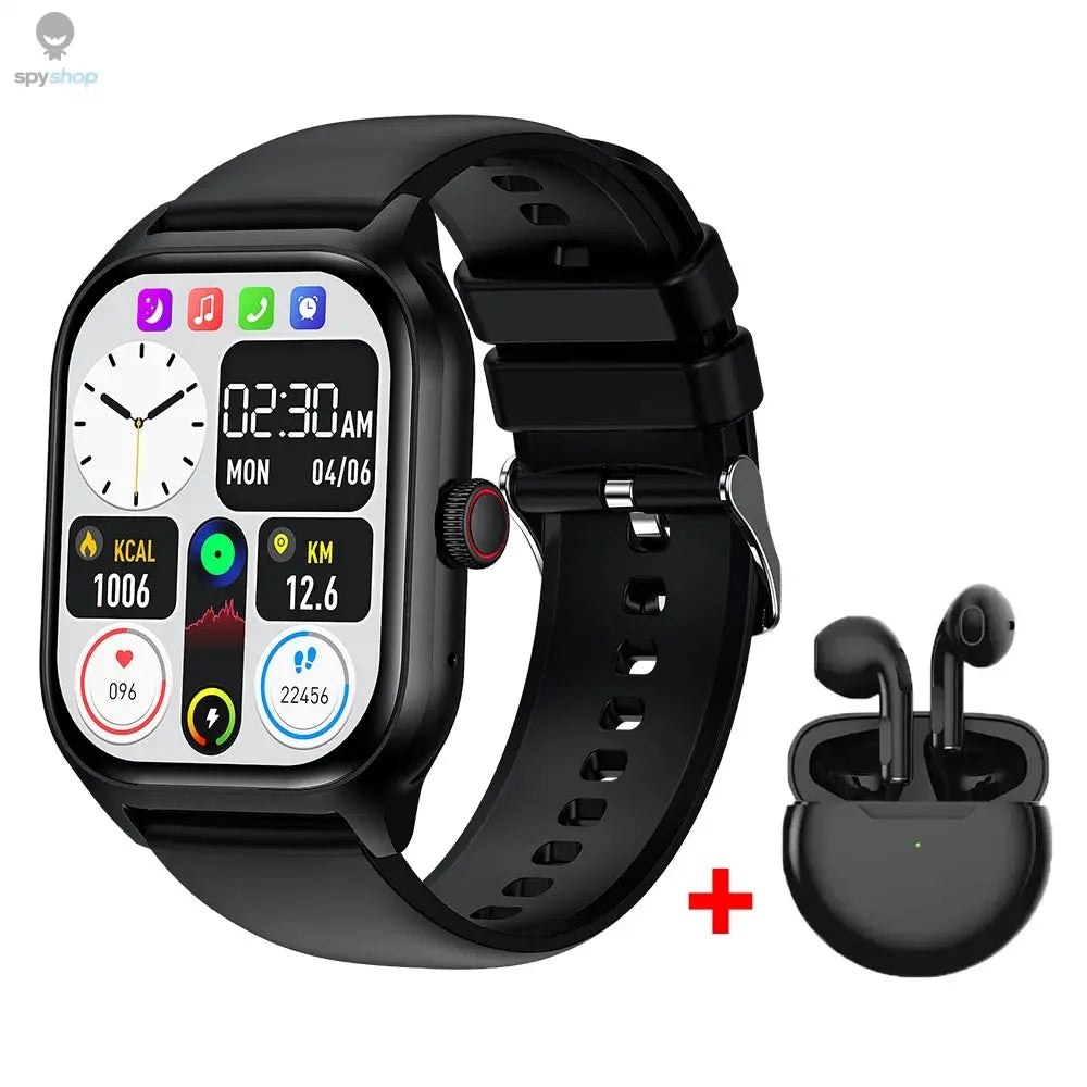 LEMFO LT10 Smart Watch 2024 Android Gift Bluetooth Call Smartwatch 2024 Touch Dial Music Fitness Tracker Sports Watches Spy-shop.com