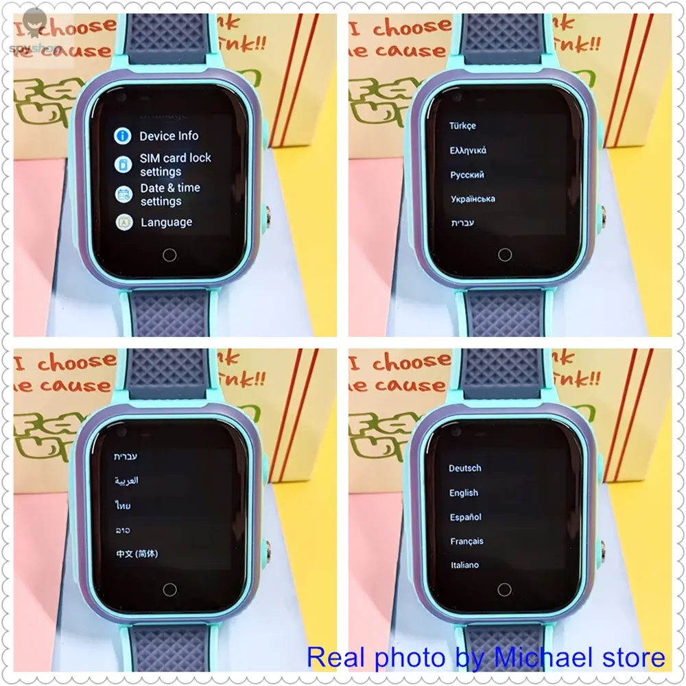 LT21 4G Smart Watch Kids GPS WIFI Video Call SOS IP67 Waterproof Child Smartwatch Camera Monitor Tracker Location Phone Watch Spy-shop.com