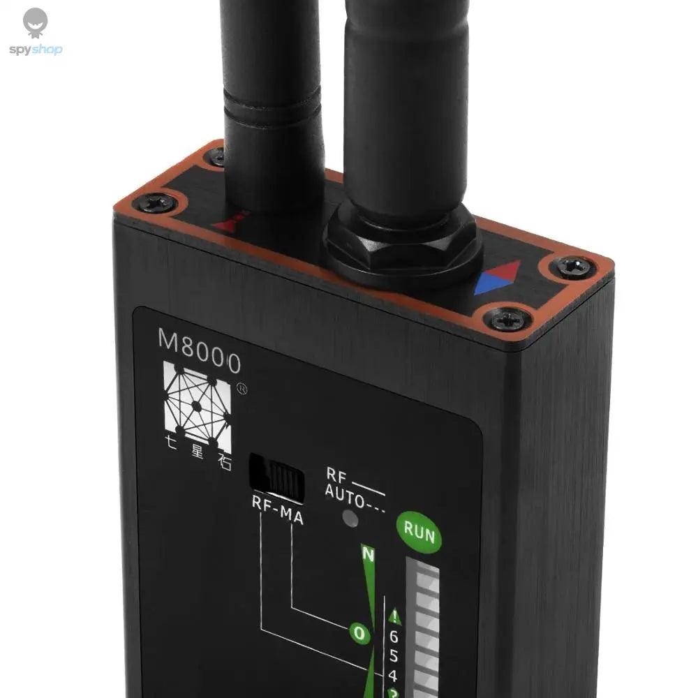M8000 Radio Anti-Spy Detector  GSM RF Signal Auto Tracker Detectors GPS Tracker Finder Bug with Long Magnetic LED Antenna Spy-shop.com