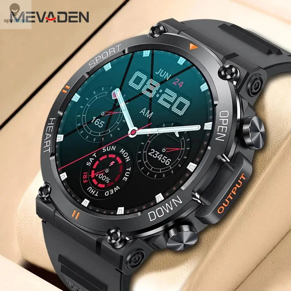 MEVADEN 1.39 Inch HD Bluetooth Call Smart Watch Men Sports Fitness Tracker Heart Monitor 400mAh Smartwatch For Android IOS MD56 Spy-shop.com