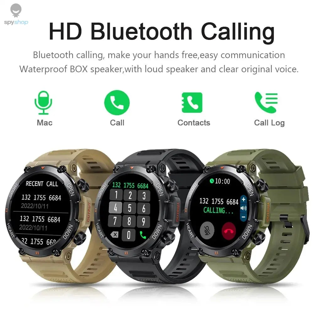 MEVADEN 1.39 Inch HD Bluetooth Call Smart Watch Men Sports Fitness Tracker Heart Monitor 400mAh Smartwatch For Android IOS MD56 Spy-shop.com
