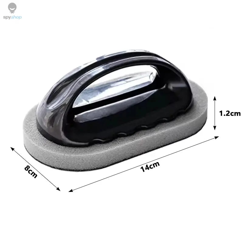 Magic Emery Sponge Brush Wipe Eraser Cleaner Kitchen Bath Rust Strong Decontamination Cleaning Tools With Handle Household Tools Spy-shop.com