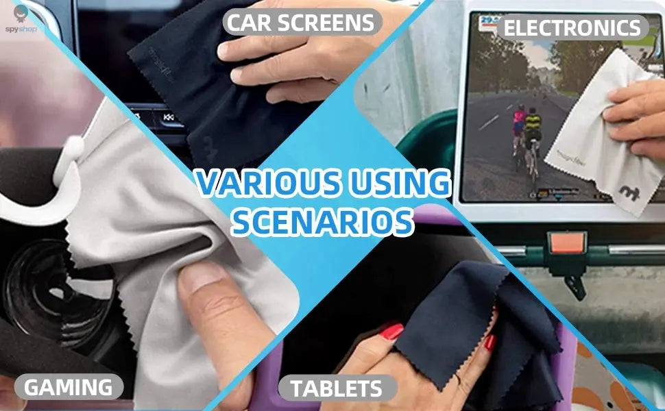 MagiicFiber Microfiber Cleaning Cloths, High Density Non-Streaking Wipes, Soft and Efficient Premium Cleaning Cloths 