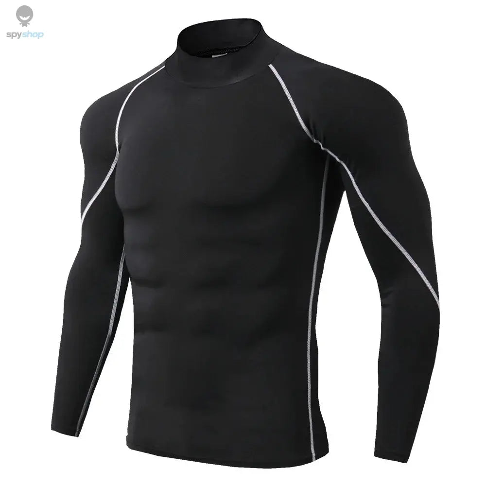 Men Sport T-shirt Quick Dry Bodybuilding Running Shirt Long Sleeve Compression Top Gym T Shirt Men Fitness Tight Rashgard 