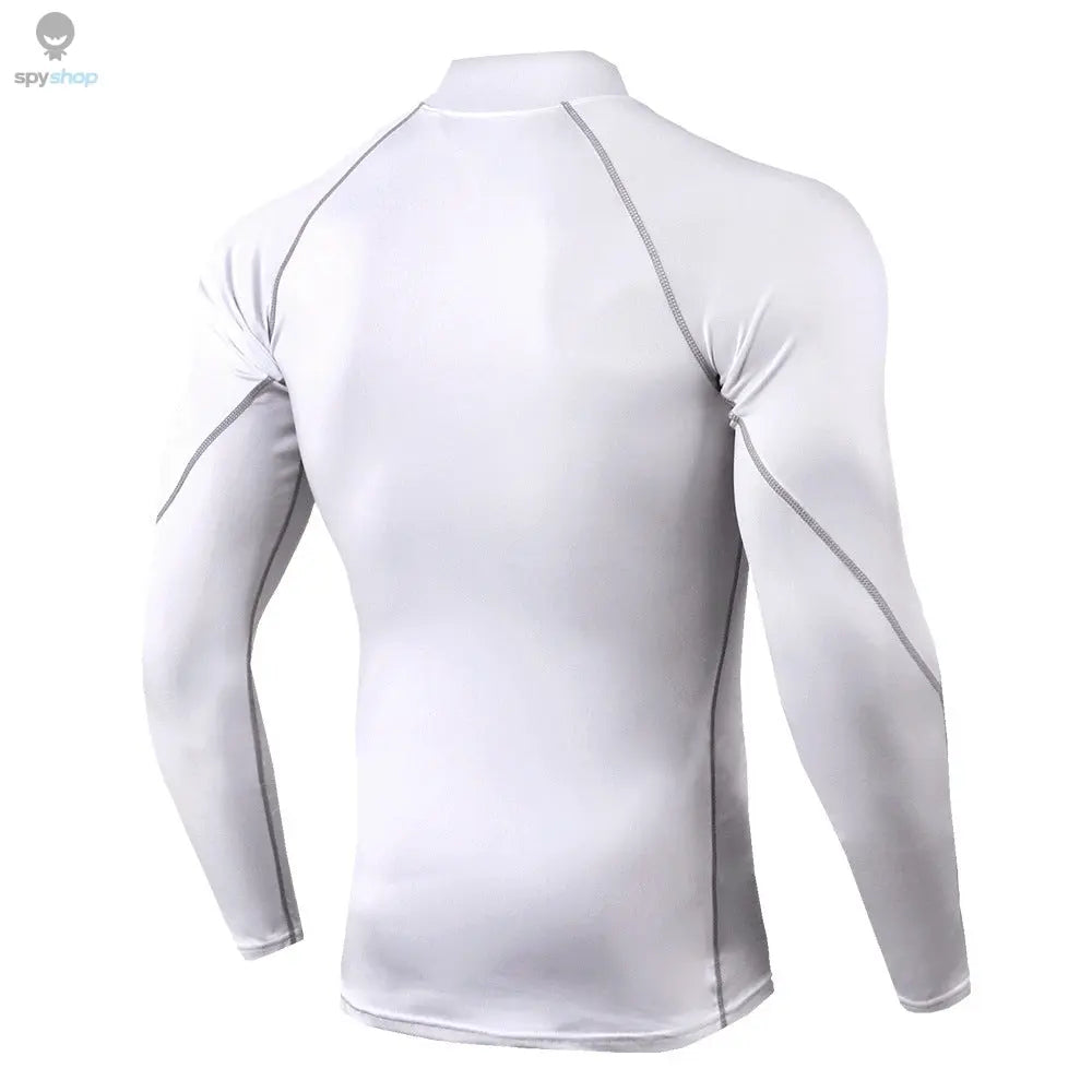 Men Sport T-shirt Quick Dry Bodybuilding Running Shirt Long Sleeve Compression Top Gym T Shirt Men Fitness Tight Rashgard 