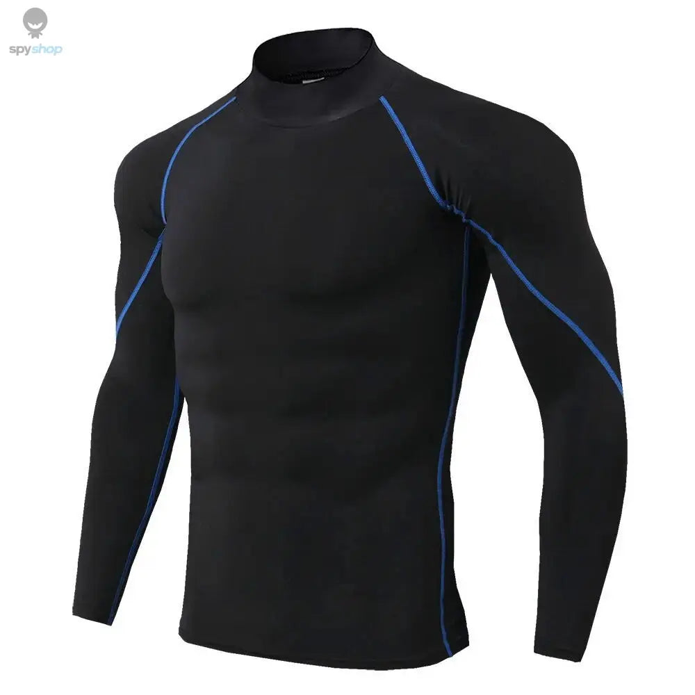 Men Sport T-shirt Quick Dry Bodybuilding Running Shirt Long Sleeve Compression Top Gym T Shirt Men Fitness Tight Rashgard 
