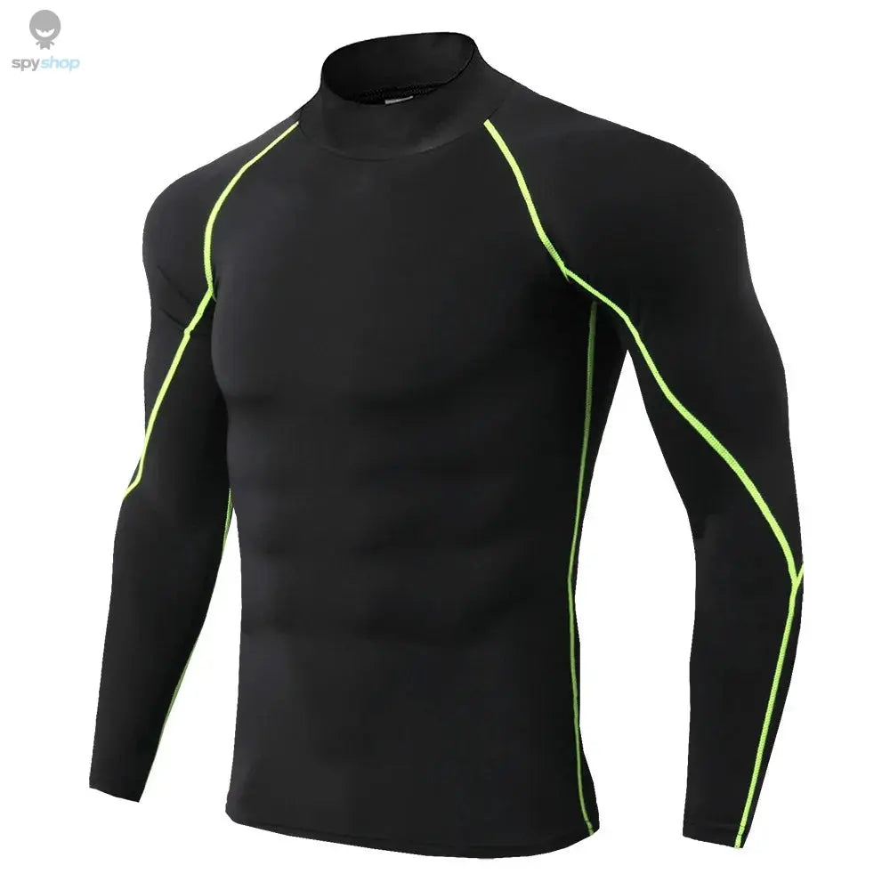 Men Sport T-shirt Quick Dry Bodybuilding Running Shirt Long Sleeve Compression Top Gym T Shirt Men Fitness Tight Rashgard 