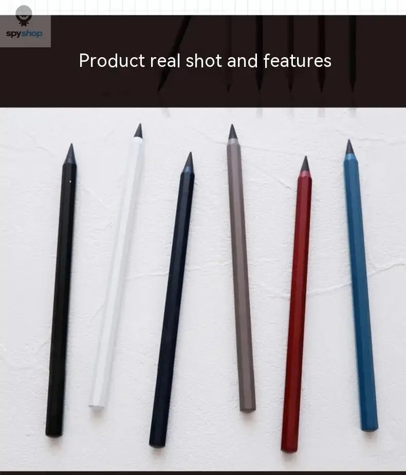 Metal Eternal No Ink Pen, Magic Pencils, New Technology, Unlimited Writing, Painting Supplies, Novelty Gifts, Stationery Spy-shop.com