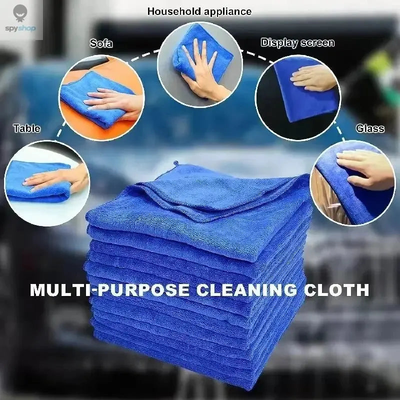 Microfiber Cleaning Cloths Lint Free Microfiber Cleaning Towel Cloths Reusable Cleaning Towels w/ Super Absorbent for Car Window Spy-shop.com