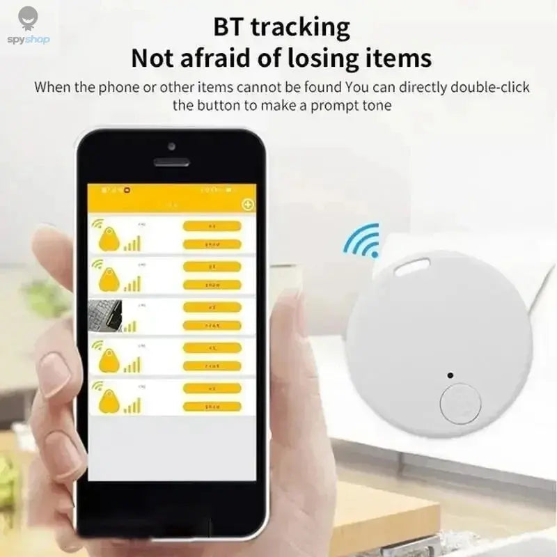 Mini Bluetooth 5.0 Tracker AntiLost Device Round Pet Kids Bag Wallet Tracking Smart Finder Locator Spy-shop.com