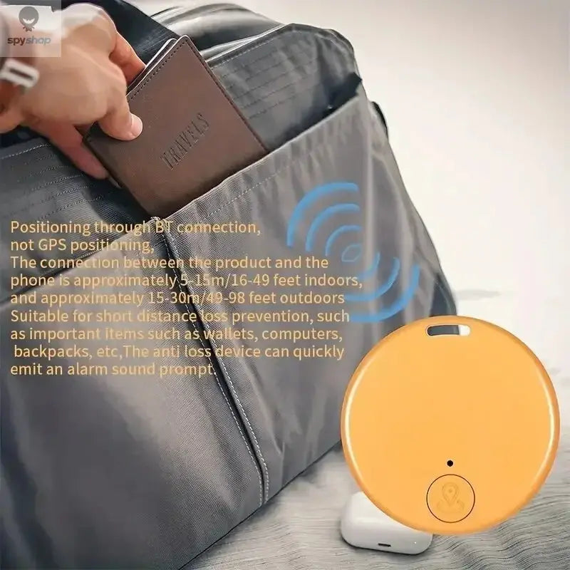 Mini Bluetooth 5.0 Tracker AntiLost Device Round Pet Kids Bag Wallet Tracking Smart Finder Locator Spy-shop.com
