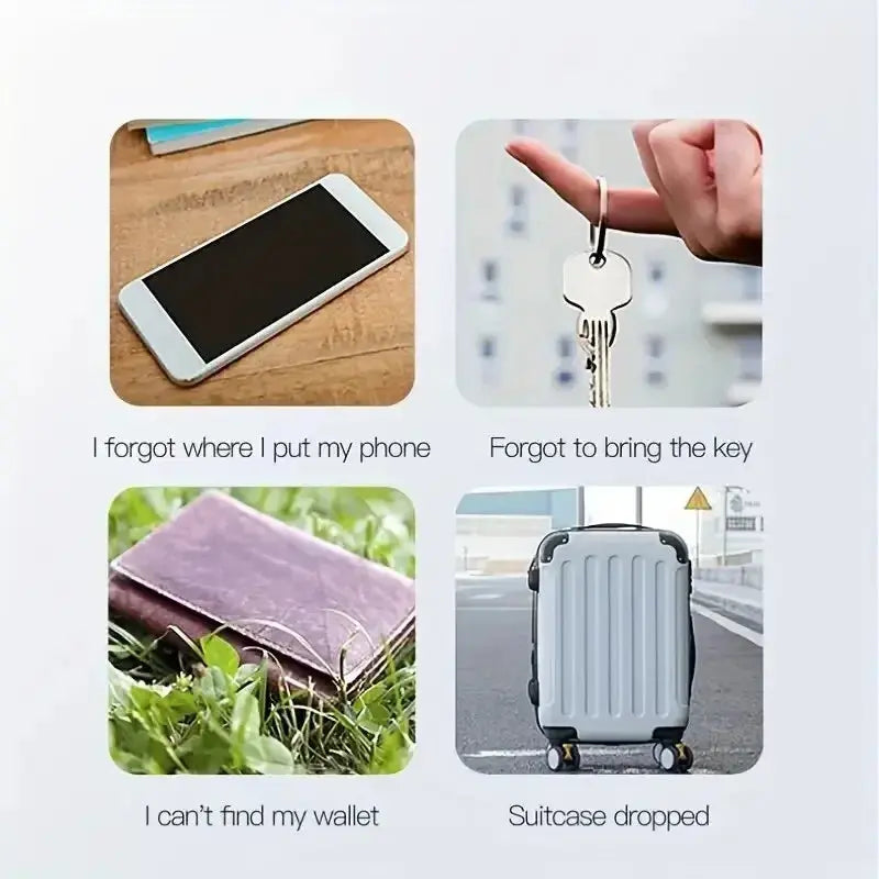 Mini Bluetooth 5.0 Tracker AntiLost Device Round Pet Kids Bag Wallet Tracking Smart Finder Locator Spy-shop.com