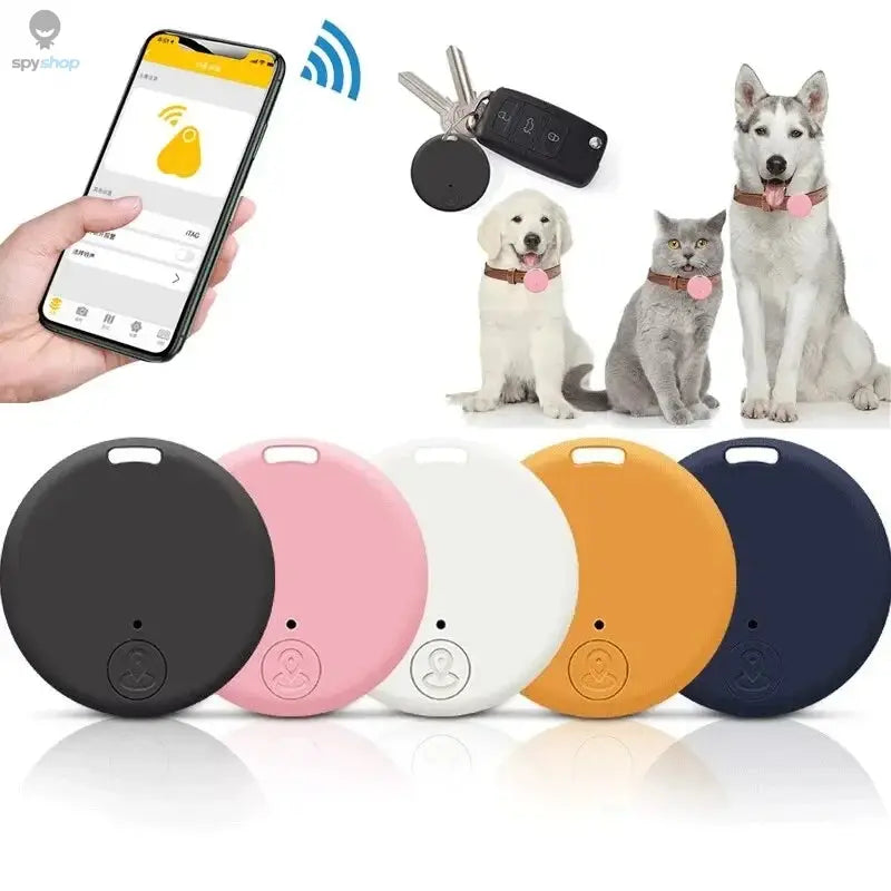 Mini Bluetooth 5.0 Tracker AntiLost Device Round Pet Kids Bag Wallet Tracking Smart Finder Locator Spy-shop.com