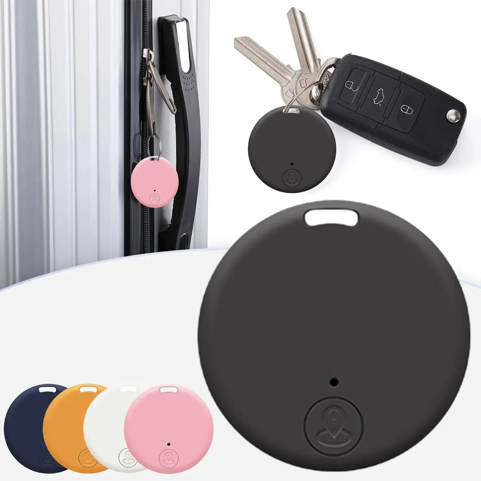 Mini Bluetooth 5.0 Tracker AntiLost Device Round Pet Kids Bag Wallet Tracking Smart Finder Locator Spy-shop.com
