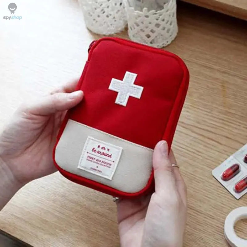 Mini Portable Medicine Bag Travel First Aid Kit Medicine Bag Storage Bag Survival Kit Medicine Box Outdoor Emergency Camping Spy-shop.com