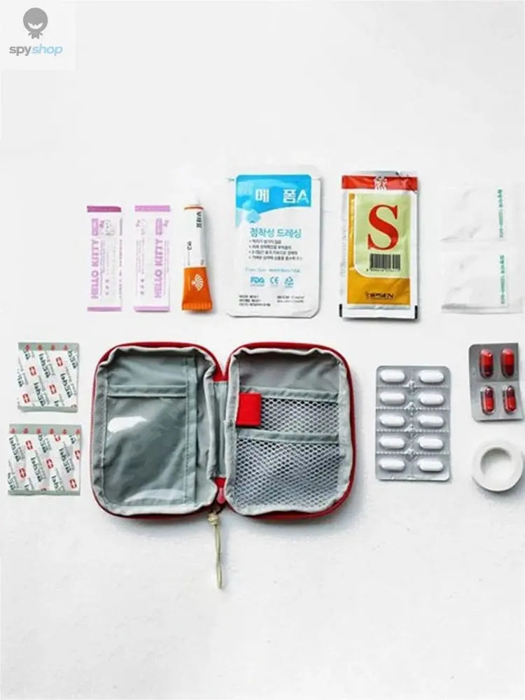 Mini Portable Medicine Bag Travel First Aid Kit Medicine Bag Storage Bag Survival Kit Medicine Box Outdoor Emergency Camping Spy-shop.com