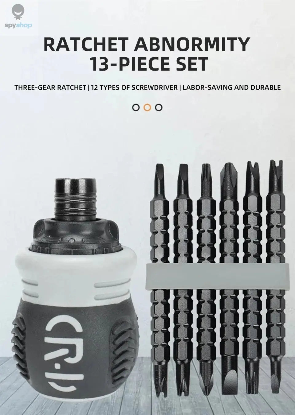 Mini Ratchet Precision Screwdriver Magnetic 13 In 1 Telescopic Labor-Saving Hand Tool Phillips Slotted Dual-purpose Head 