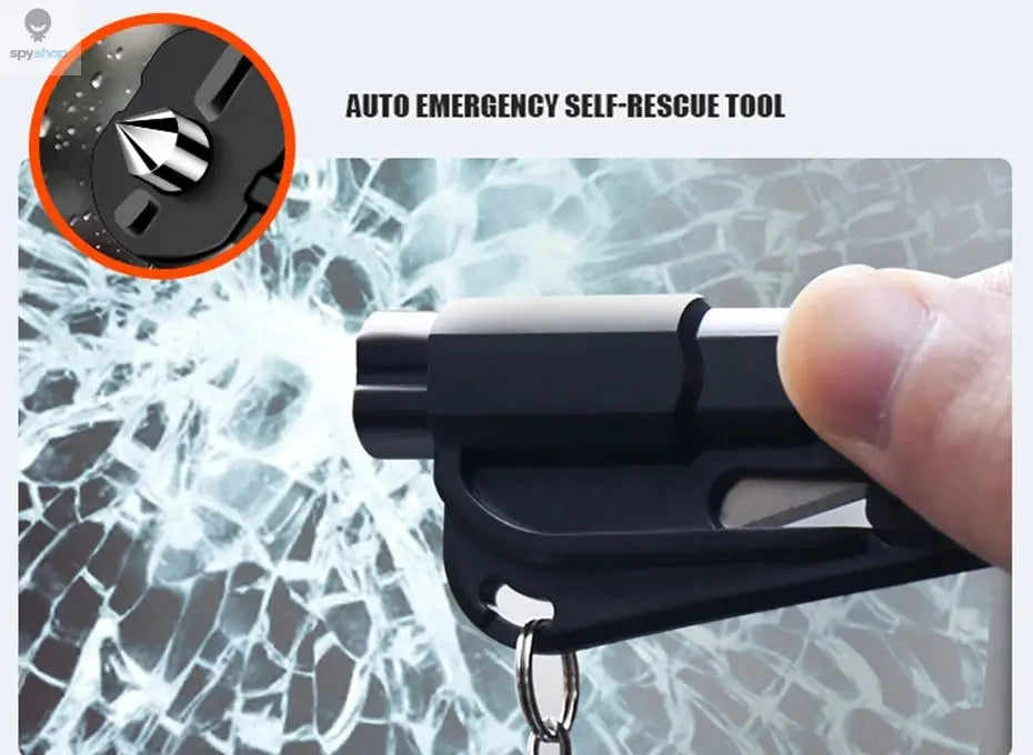 Mini Safety Hammer Keychain Escape Car Life-saving Escape Hammer Window Broken Emergency Glass Breaker Spy-shop.com