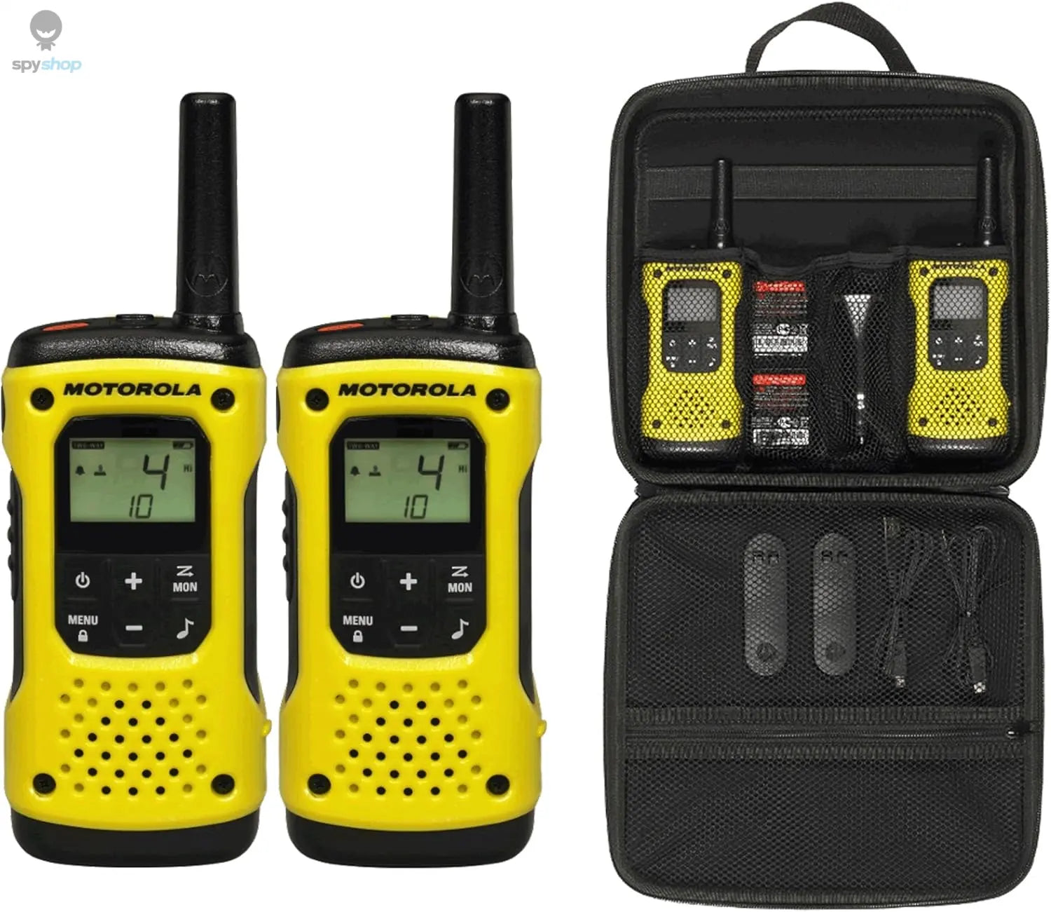 Motorola TLKR T92 H2O Walkie-Talkies - Weatherproof PMR Radios (IP67, Up to 10 km Range) - Set of 2 📡🌧️🚶‍♂️ Spy-shop.com