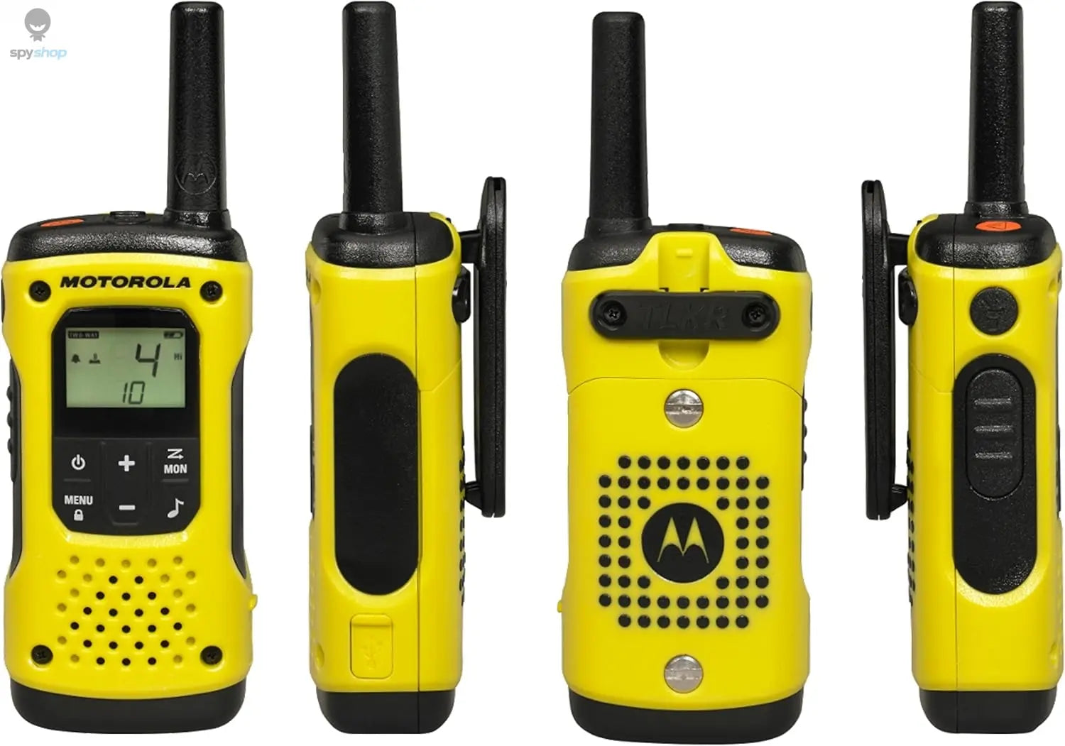 Motorola TLKR T92 H2O Walkie-Talkies - Weatherproof PMR Radios (IP67, Up to 10 km Range) - Set of 2 📡🌧️🚶‍♂️ Spy-shop.com
