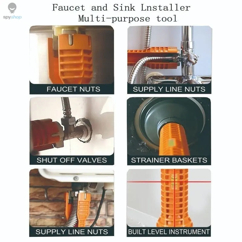 Multi-Functional Sanitary Wrench Pelvic Floor Leading Sleeve Disassembly Faucet Pipe Sink Sanitary Only Installation Tool Spy-shop.com