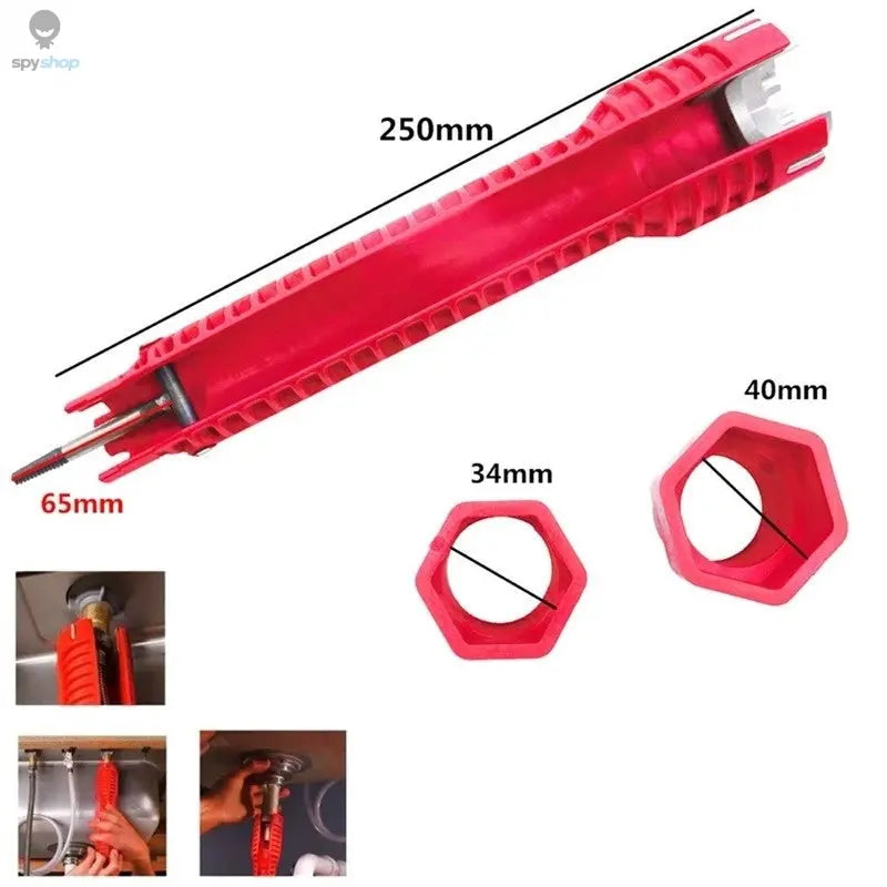 Multi-Functional Sanitary Wrench Pelvic Floor Leading Sleeve Disassembly Faucet Pipe Sink Sanitary Only Installation Tool Spy-shop.com