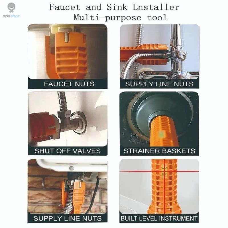 Multi-Functional Sanitary Wrench Pelvic Floor Leading Sleeve Disassembly Faucet Pipe Sink Sanitary Only Installation Tool Spy-shop.com