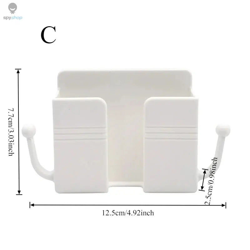 Multi-functional Wall-mounted Organizer for Remote Controls and Mobile Phones Spy-shop.com