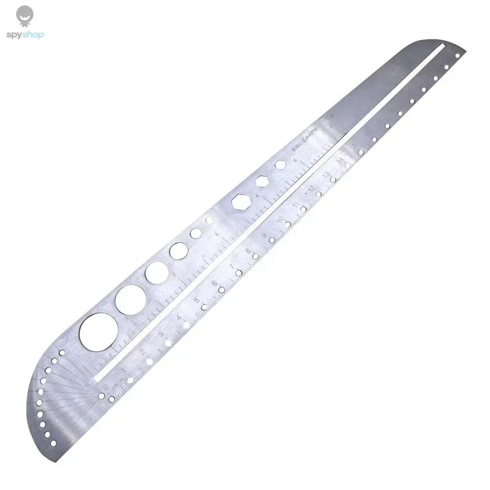 Multifunctional Stainless Steel Angle Protractor Ruler Degree Measuring Tool Kawaii School Supplies 