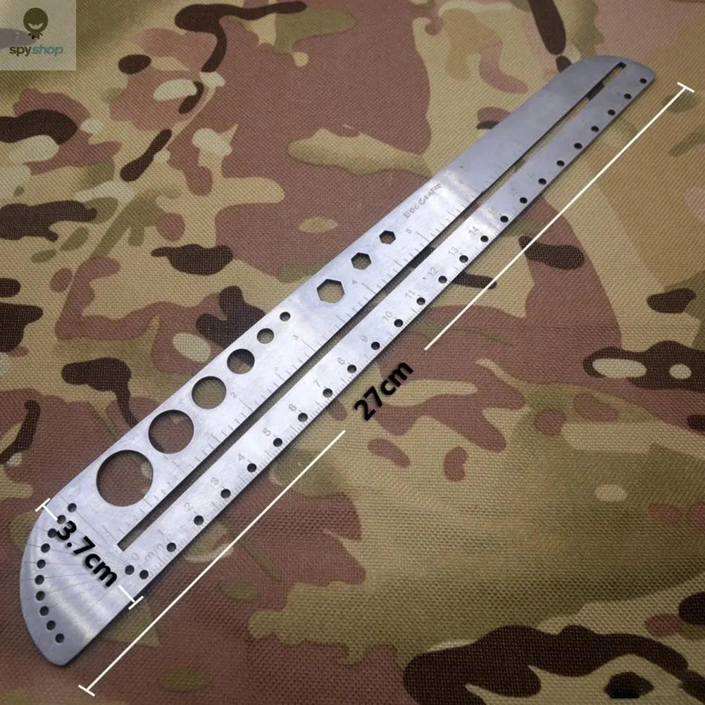 Multifunctional Stainless Steel Angle Protractor Ruler Degree Measuring Tool Kawaii School Supplies 