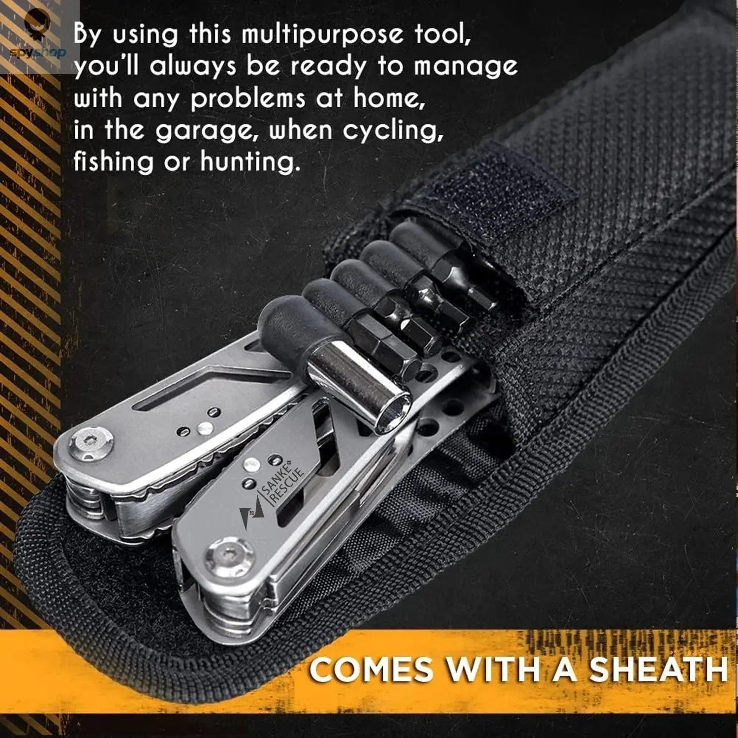 Multitool 24-in-1 Multitools Pliers with Professional Multi-tool for Survival Camping and Hunting Gifts for Men Dad Hus band Spy-shop.com