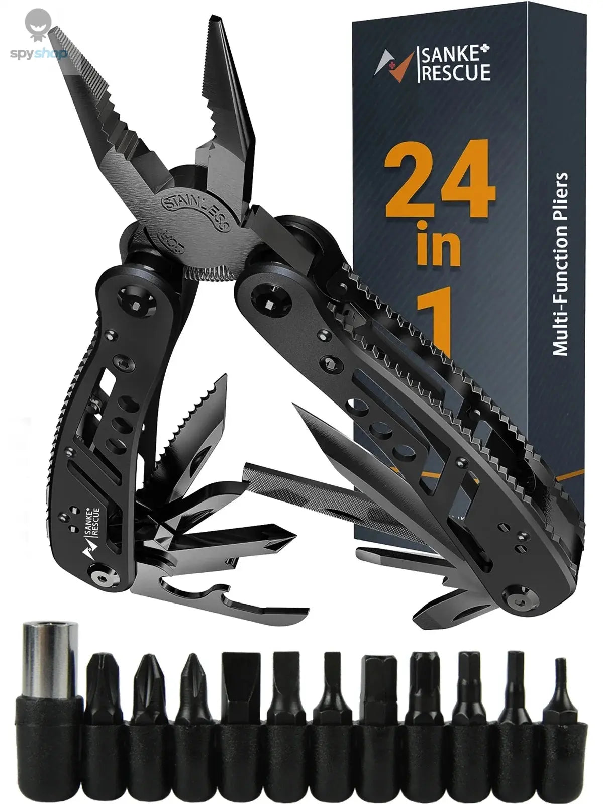 Multitool 24-in-1 Multitools Pliers with Professional Multi-tool for Survival Camping and Hunting Gifts for Men Dad Hus band Spy-shop.com