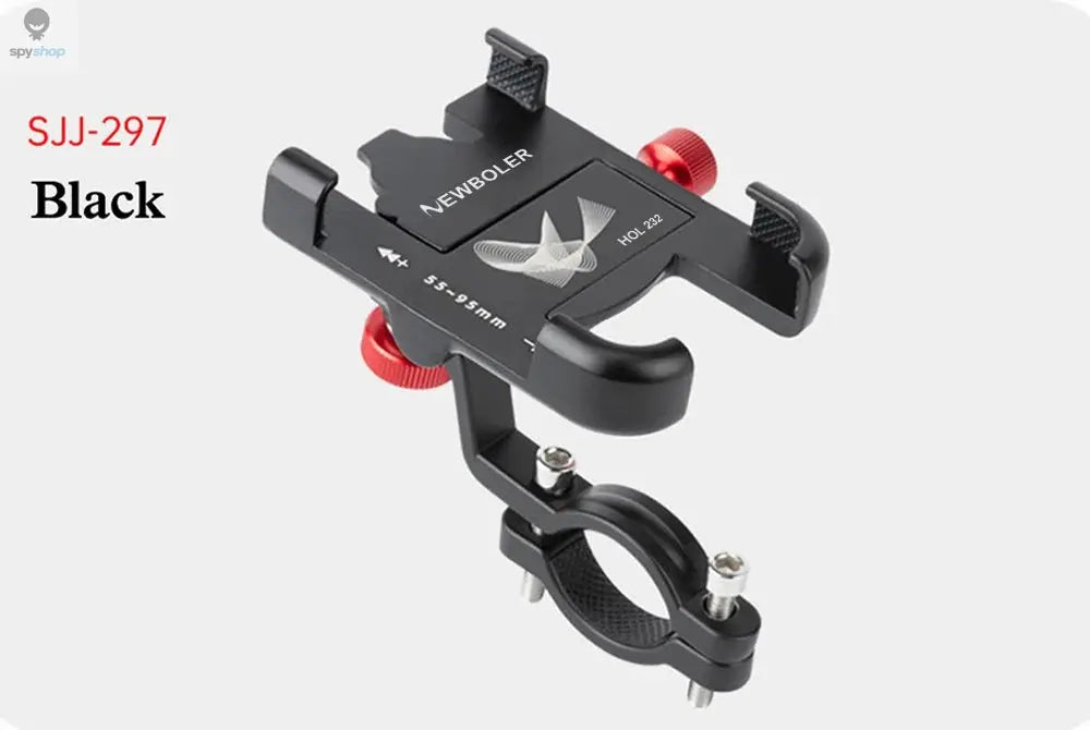 NEWBOLER MTB Phone Mount Stand Bicycle Holder 360° Rotatable Aluminum Adjustable Bike Phone Holder Non-slip Cycling Bracke Spy-shop.com