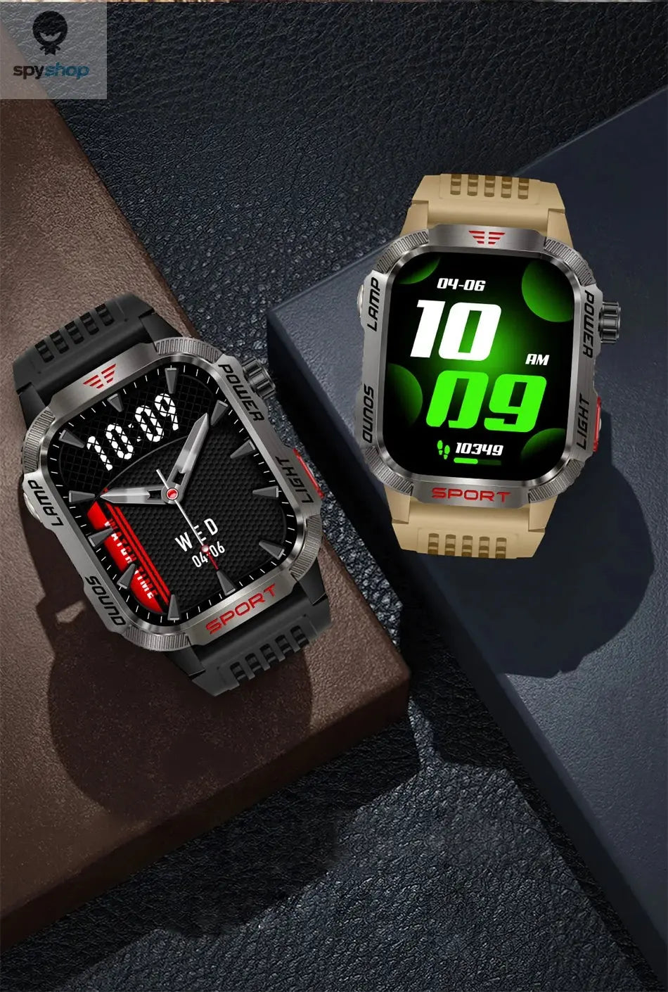 New For Huawei Xiaomi Military GPS Smart Watch Men Flashlight Compass Waterproof Outdoor Sport Tracker Bluetooth Call Smartwatch Spy-shop.com