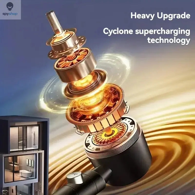 New High Pressure Water Saving Filter Shower Head 5 Modes Handheld Shower Head One Button Stop Bathroom Accessories Set Spy-shop.com