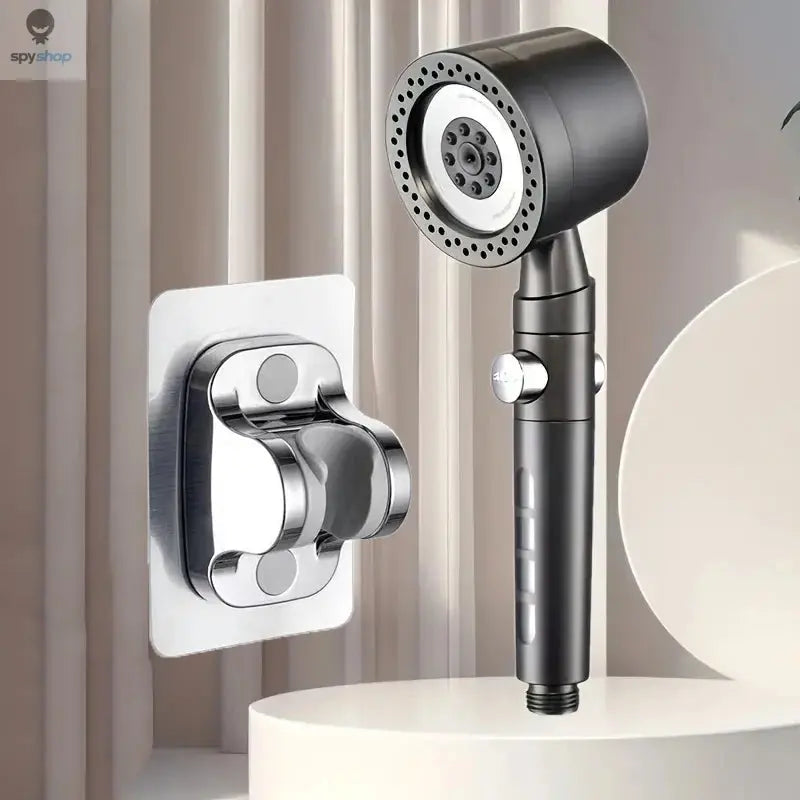 New High Pressure Water Saving Filter Shower Head 5 Modes Handheld Shower Head One Button Stop Bathroom Accessories Set Spy-shop.com