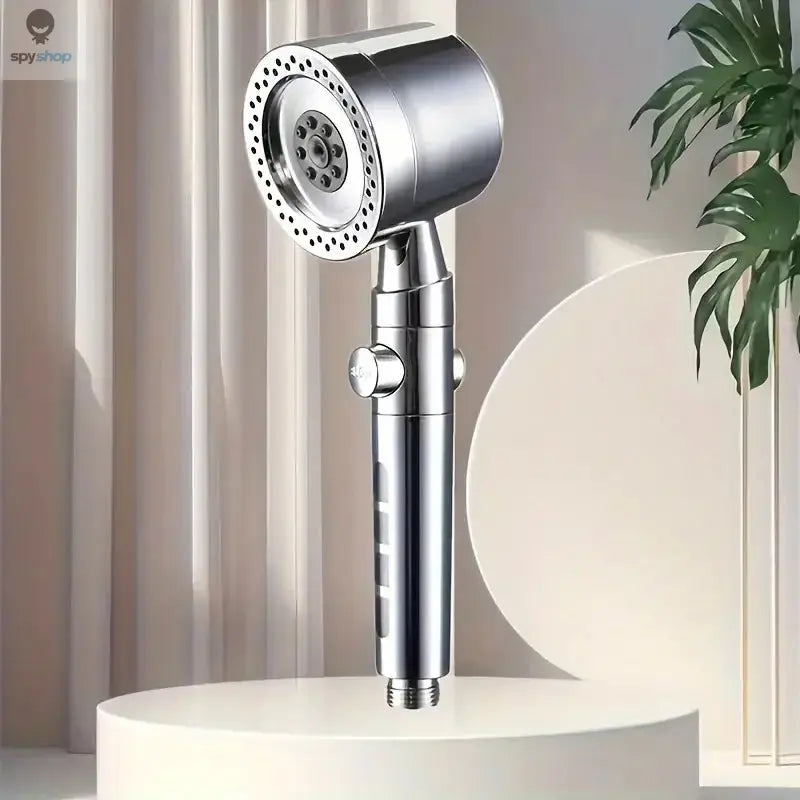 New High Pressure Water Saving Filter Shower Head 5 Modes Handheld Shower Head One Button Stop Bathroom Accessories Set Spy-shop.com