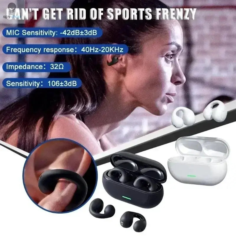 New Original T75 Bone Conduction Wireless Bluetooth 5.3 Headphones Sports Earphones HiFi Sound Quality Waterproof TWS Headset Spy-shop.com
