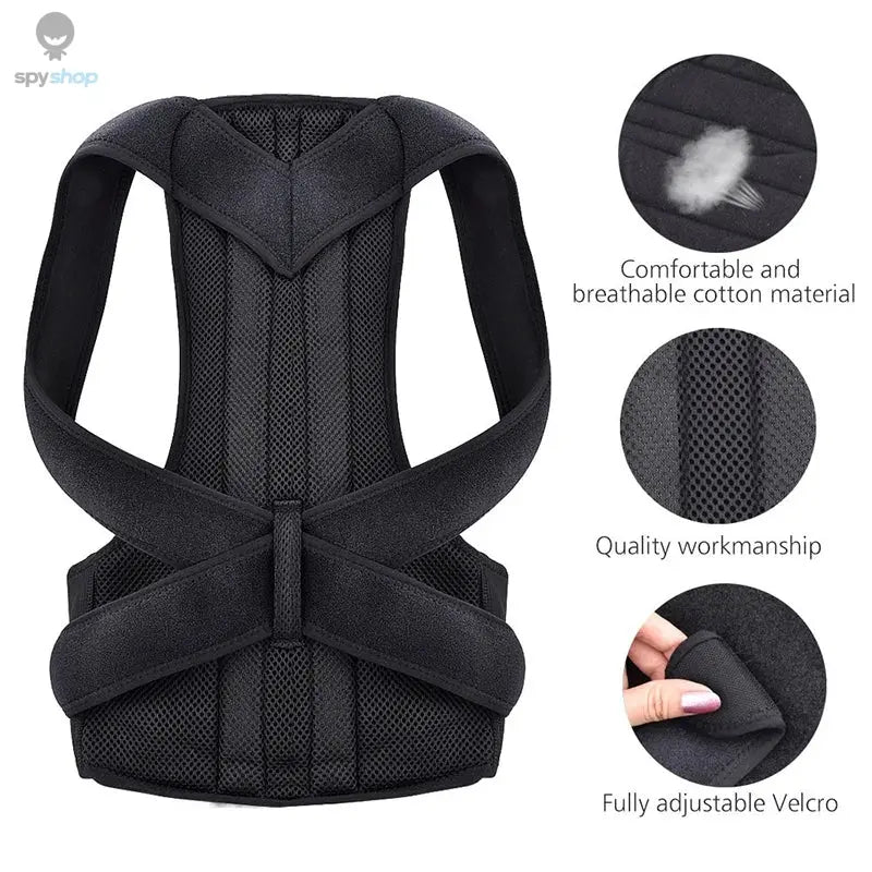 New Upper Back Posture Corrector Posture Clavicle Support Corrector Back Straight Shoulders Brace Strap Correctpor 