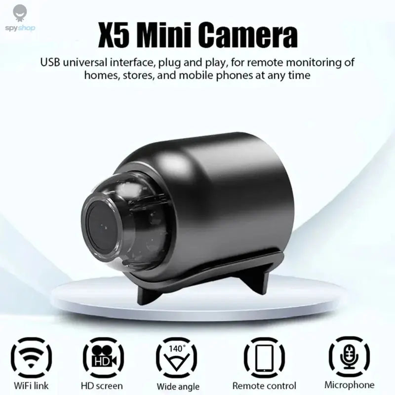 New X5 Mini Camera 1080P Clear Night Vision Lightweight Portable Premium Cams Motion Detection Wireless Surveillance Camera Spy-shop.com