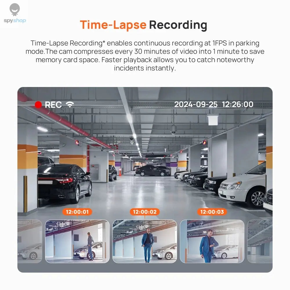 【New】70mai Dash Cam M310 1296P Resolution 130°FOV Smart Voice Control Support 24H Parking Guard Night Vision 70mai M310 Car DVR Spy-shop.com