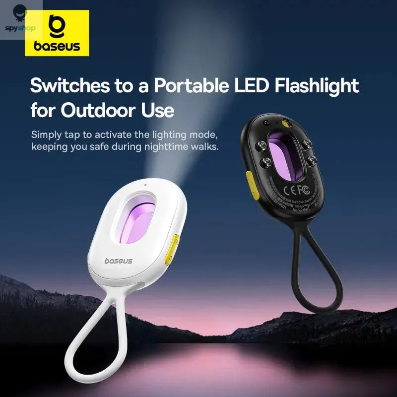 【New】Baseus Camera Detector Intelligent Hidden Camera Signal Detector Rechargeable Hanging Security Alarm Protection Detector Spy-shop.com