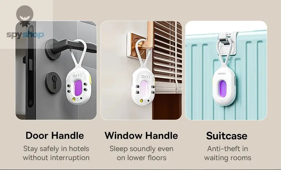 【New】Baseus Camera Detector Intelligent Hidden Camera Signal Detector Rechargeable Hanging Security Alarm Protection Detector Spy-shop.com