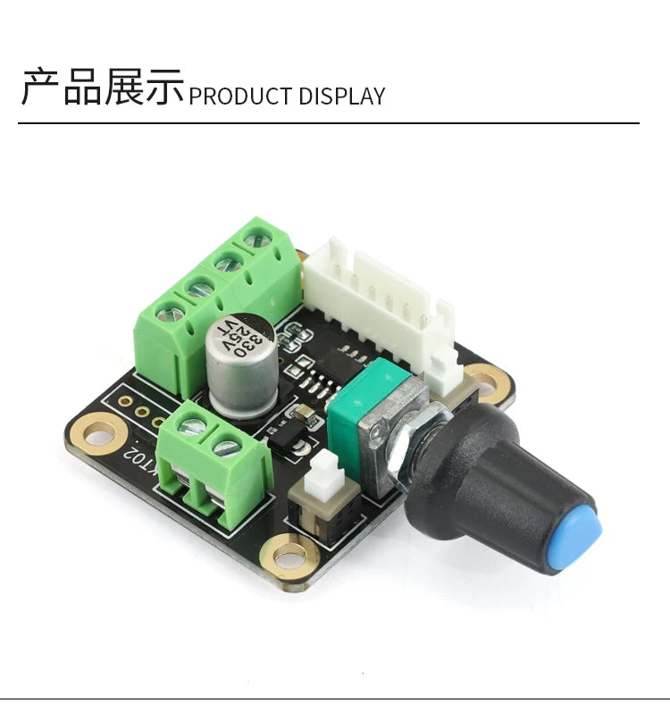 KT02 Stepper Servo Motor Controller, Pulse Generator, Knob Rotation, Stepless Speed