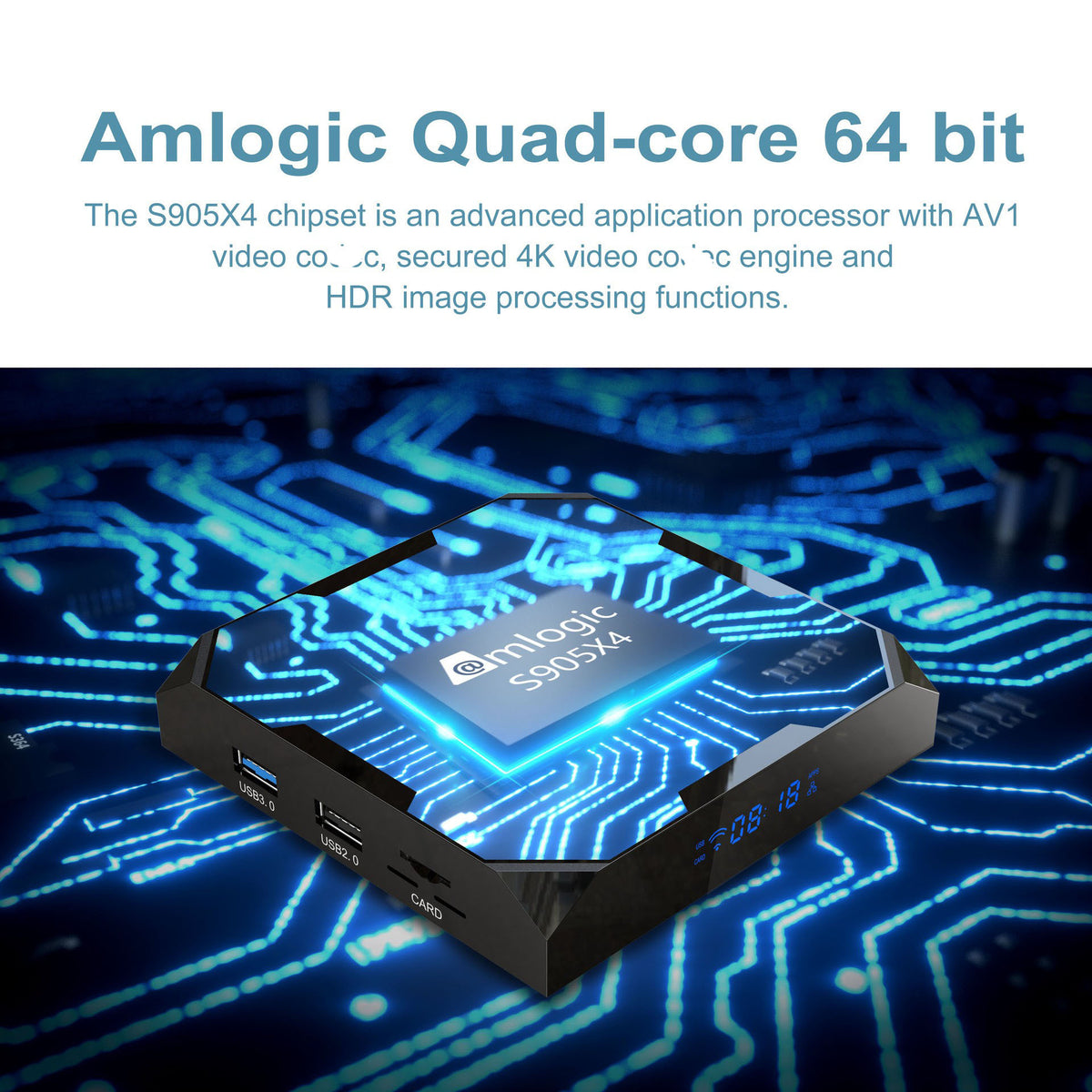 X96 Max+ Ultra Smart TV Box Amlogic S905X4 Quad Core 4GB RAM 32GB/64GB ROM Android 11.0 2.4G 5G WiFi BT4.X 1 4K 8K AV1 H.265 HEVC Video Decoder Home Media Player Set Top Box