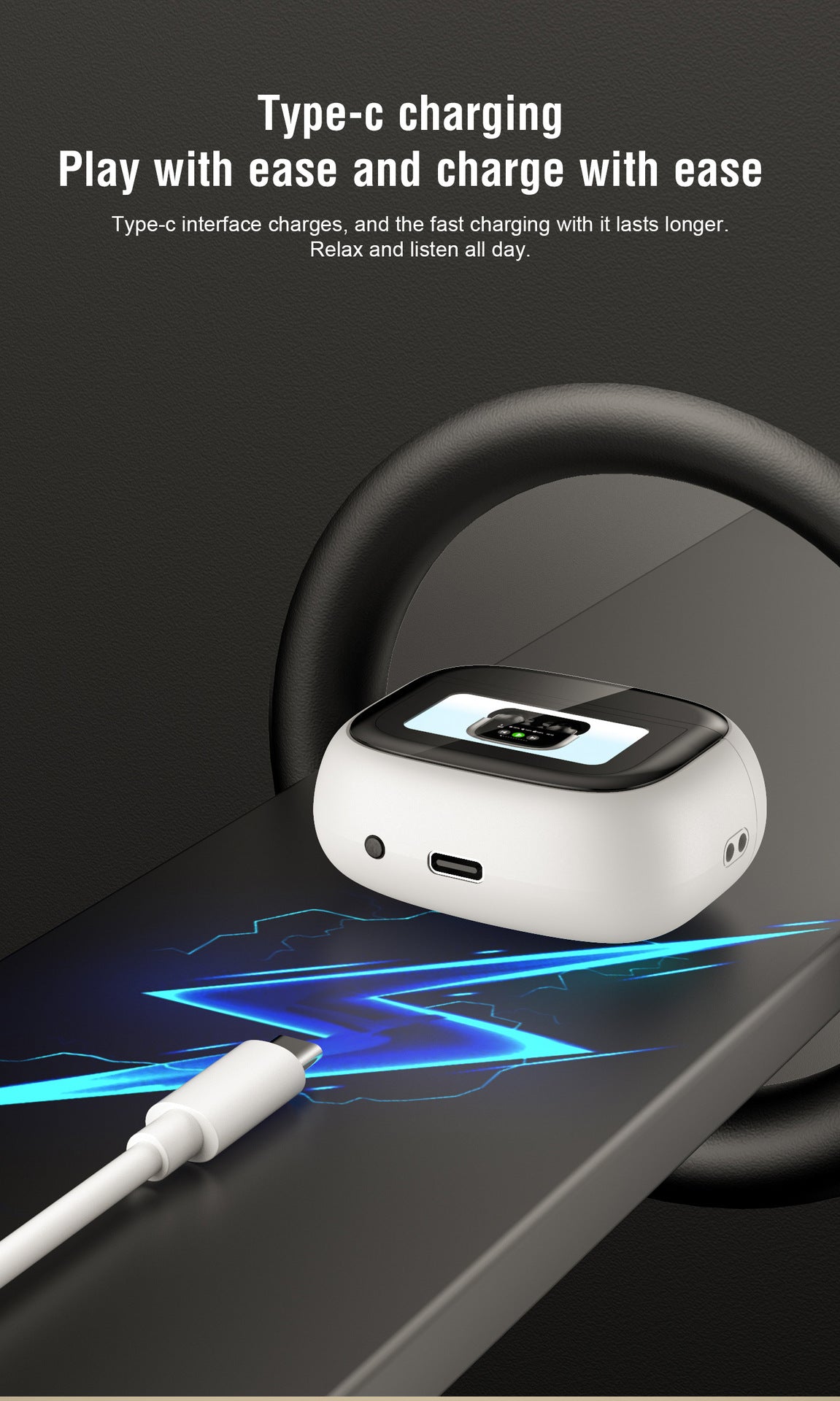 Wireless Bluetooth 5.3 In-Ear Earbuds with Touch Control and Deep Bass
