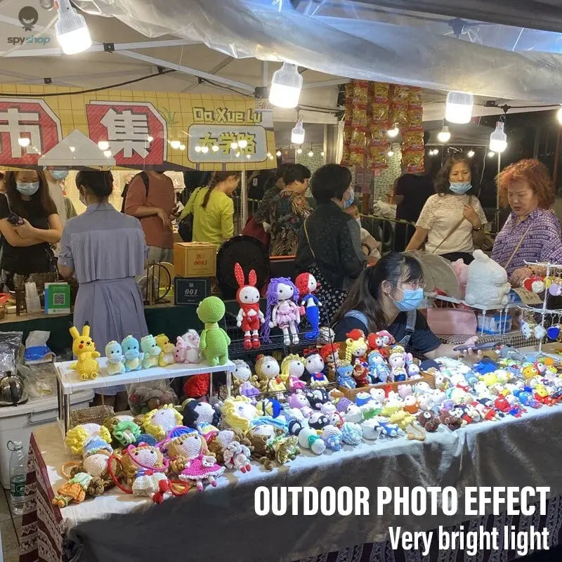 Outdoor USB Rechargeable LED Lamp Bulbs High Brightness Emergency Light Hook Up Camping Fishing Portable Lantern Night Lights Spy-shop.com