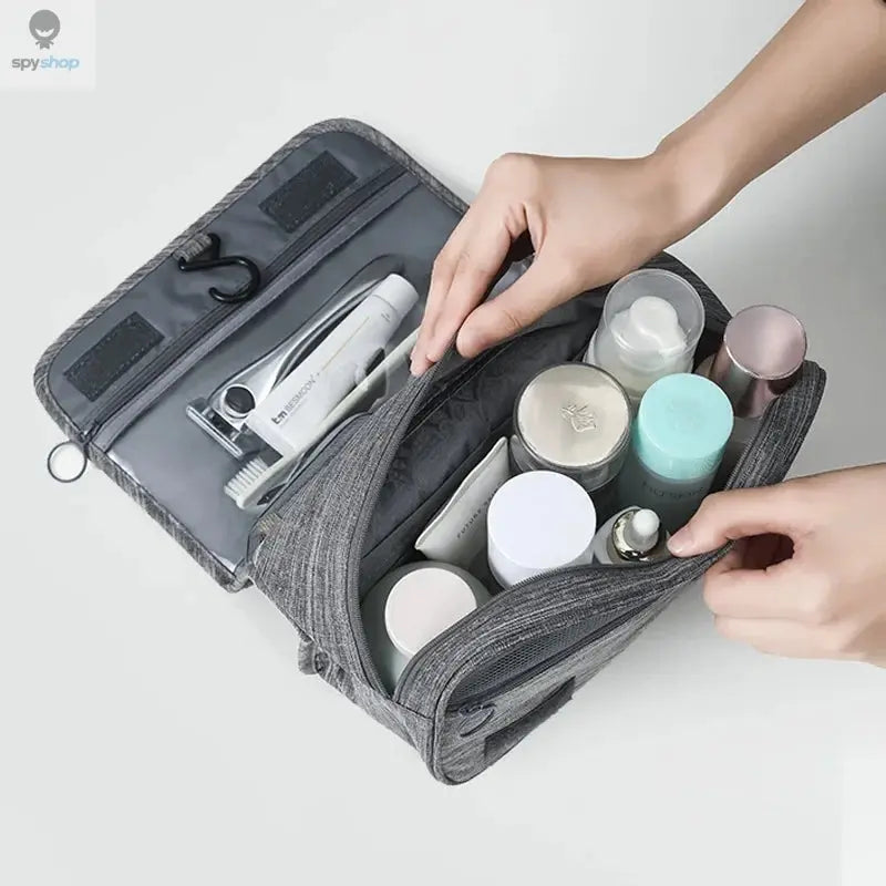 Oxford Fabric Men Business Portable Storage Bag Toiletries Organizer Women Cosmetic Bag Waterproof Hanging Travel Wash Pouch Spy-shop.com